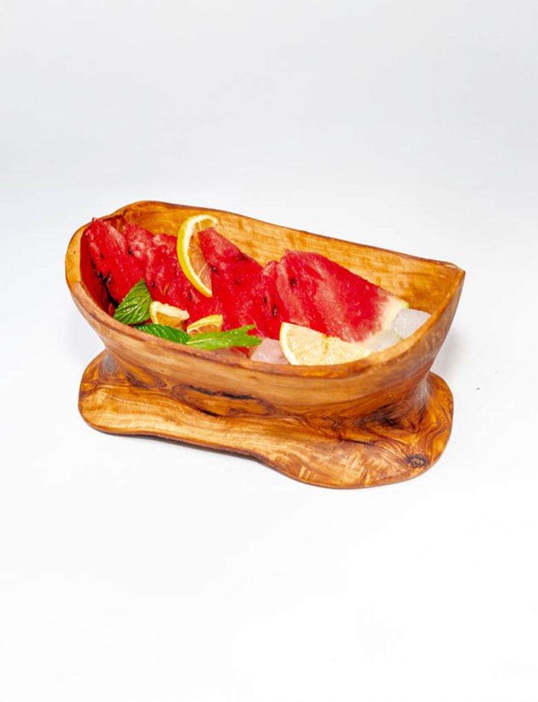 Rustic Fruit Bowl With legs